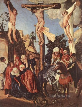 The Crucifixion human body Lucas Cranach the Elder religious Christian Oil Paintings